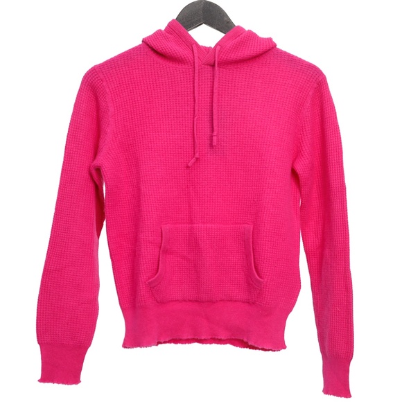 NWT Polo Ralph Lauren Cashmere Waffle knit Hoodie XS - Picture 1 of 8